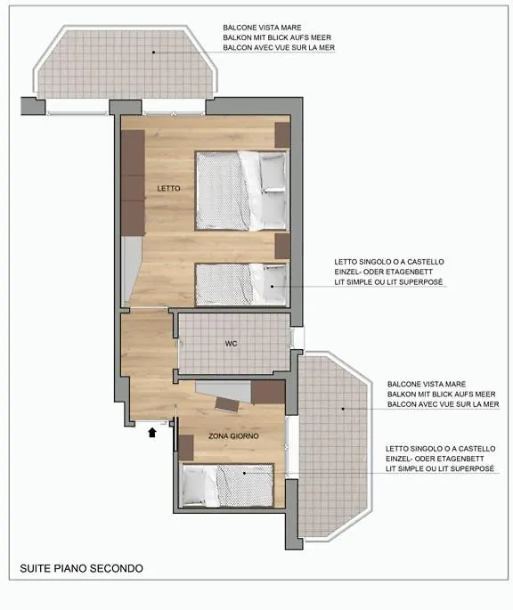 Hotel Cavour Cesenatico 3*,